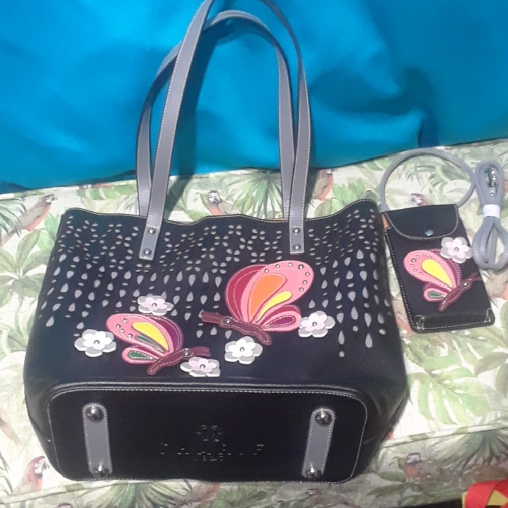 ***Sharif tote bag with cell case